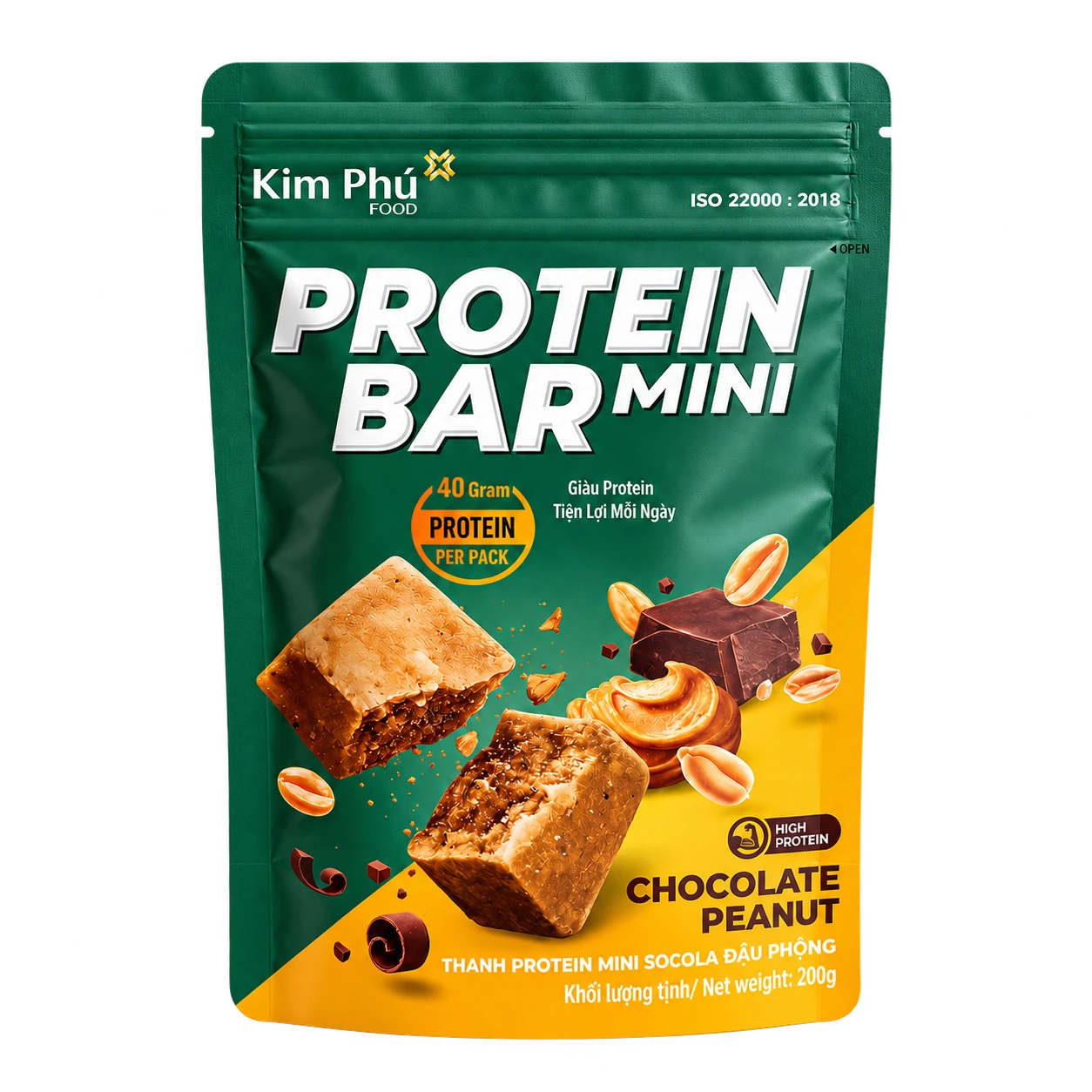 Protein Bar Mini Socola Đậu Phộng