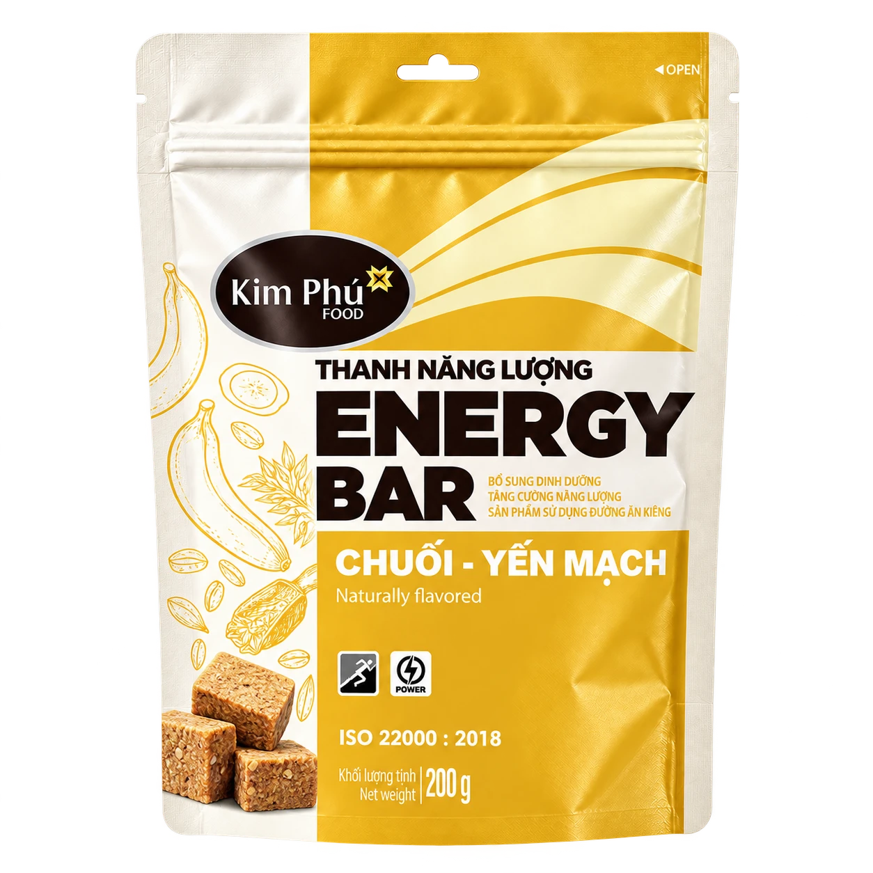 Thanh năng lượng Energy Bar Chuối - Yến mạch