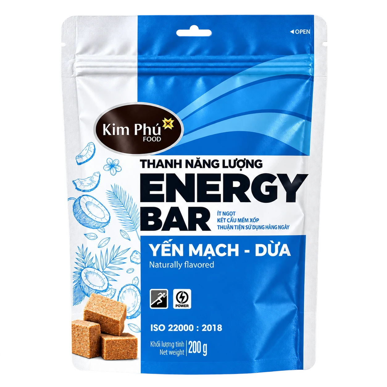 Thanh năng lượng Energy Bar Yến mạch - Dừa